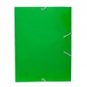 Carpeta gomas Carton Plus Folio Verde