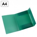Carpeta Gomas Plastico A4 Verde