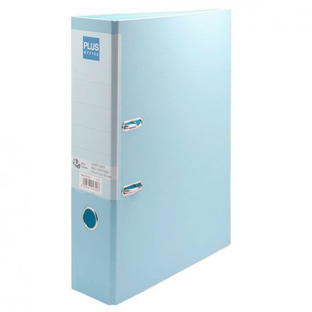 Archivador 80mm 2 Anillas Azul Pastel