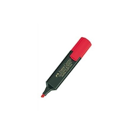 Fluorescente Faber Castell Rojo