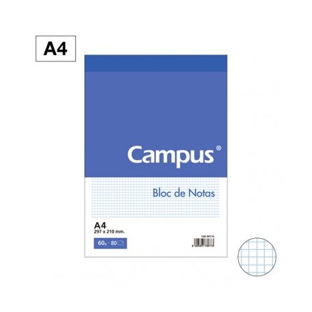 Bloc Notas A4 Campus Cuadros