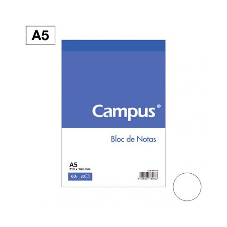 Bloc Notas A5 Campus Liso