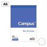 Bloc Notas A6 Campus Liso