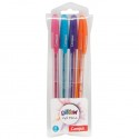 Boligrafo Gel Campus 4uds Glitter