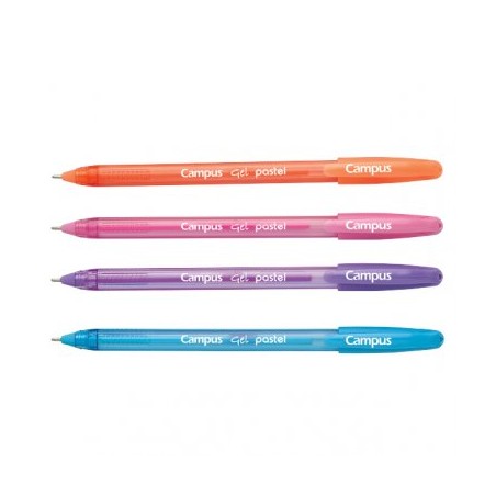 Boligrafo Gel Campus 4uds Pastel