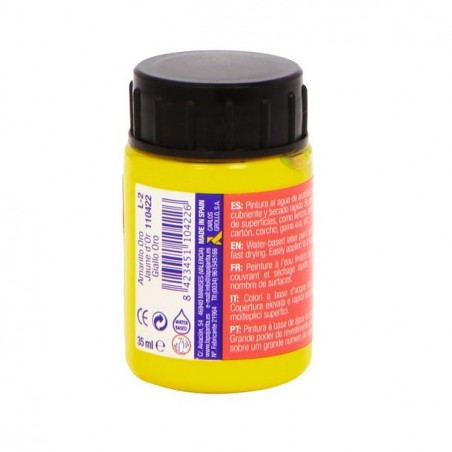 Bote Pajarita 35ml Amarillo Oro