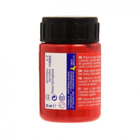 Bote Pajarita 35ml Bermellon