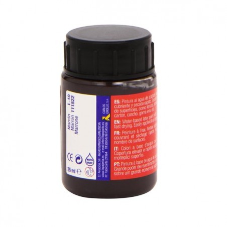 Bote Pajarita 35ml Marrón