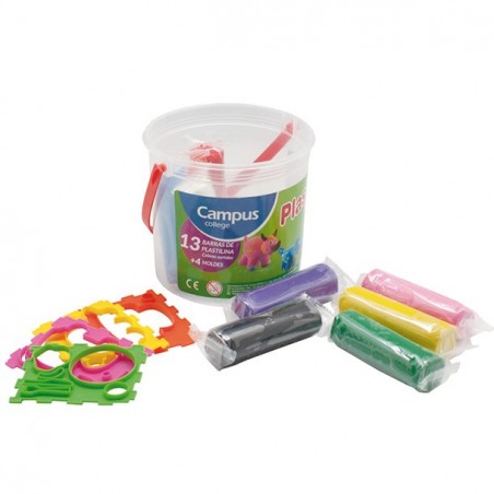 Bote Plastilina 13 barras