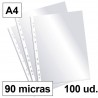 Caja Fundas Multitaladro A4 Makro 100 uds
