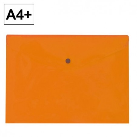 Carpeta A4 con broche Plástico Naranja