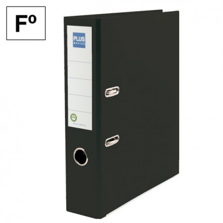 Carpeta 2 anillas Lomo Ancho E-3R Negro