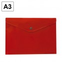 Carpeta Broche A3 Rojo
