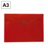 Carpeta Broche A3 Rojo