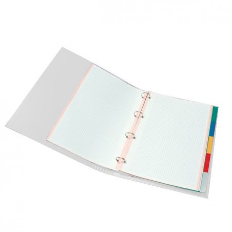 Carpeta Cartón Plus 4a 25mm Gomas con Recambio Blanco