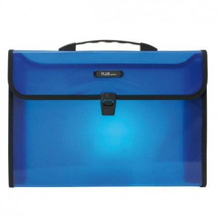 Carpeta Clasificadora Con Asa Azul