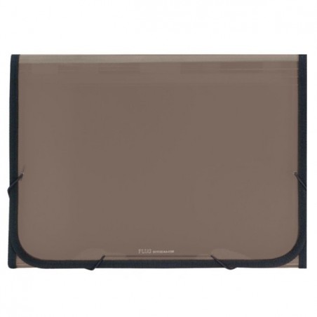 Carpeta Clasificadora Plástico Translúcida Negra