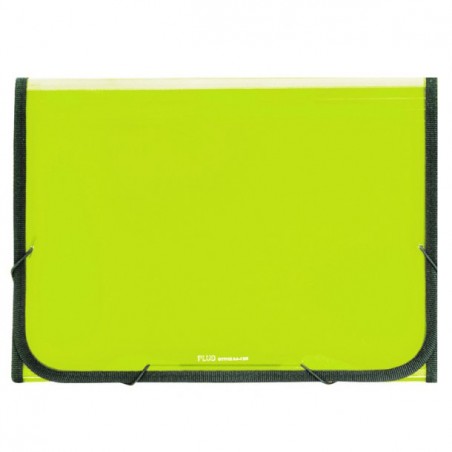 Carpeta Clasificadora Plástico Translúcida Verde Claro