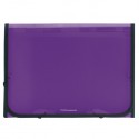 Carpeta Clasificadora Plástico Translúcida Violeta