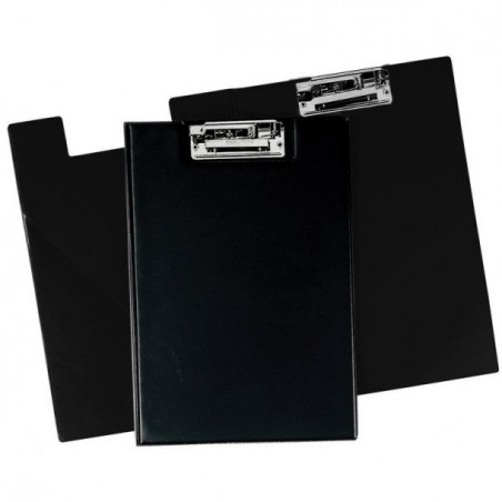 Carpeta Folio Negra Clip Arriba