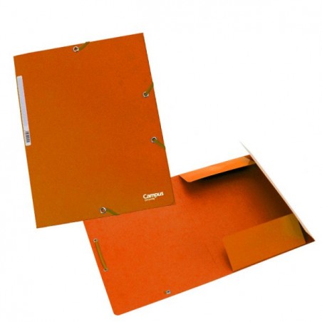 Carpeta Gomas Campus Solapa Naranja