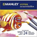 Ceras Acuarelables Manley 24uds