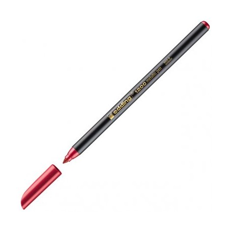 Edding 1200 Nº72 Rojo Metalizado