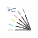 Edding 1200 Pastel Pack 6uds